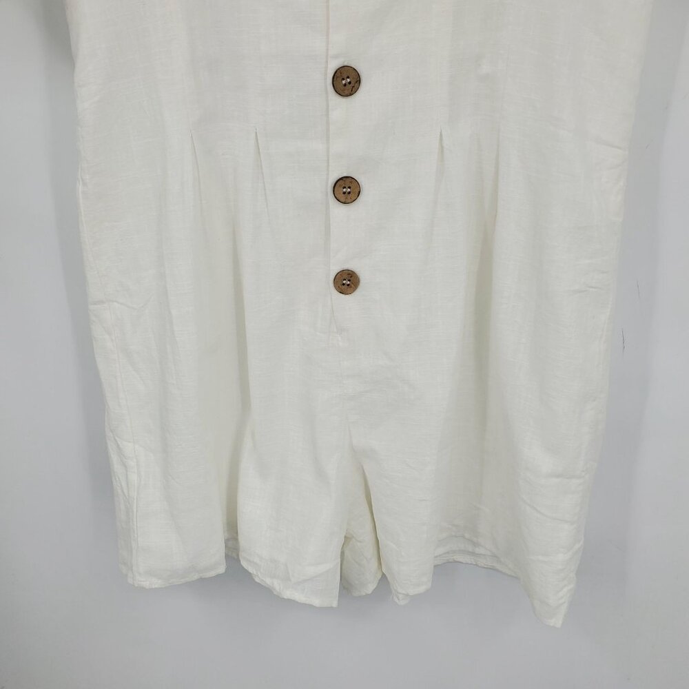 NWT Commense‎ Cotton Linen Blend Button Boho Beac… - image 8
